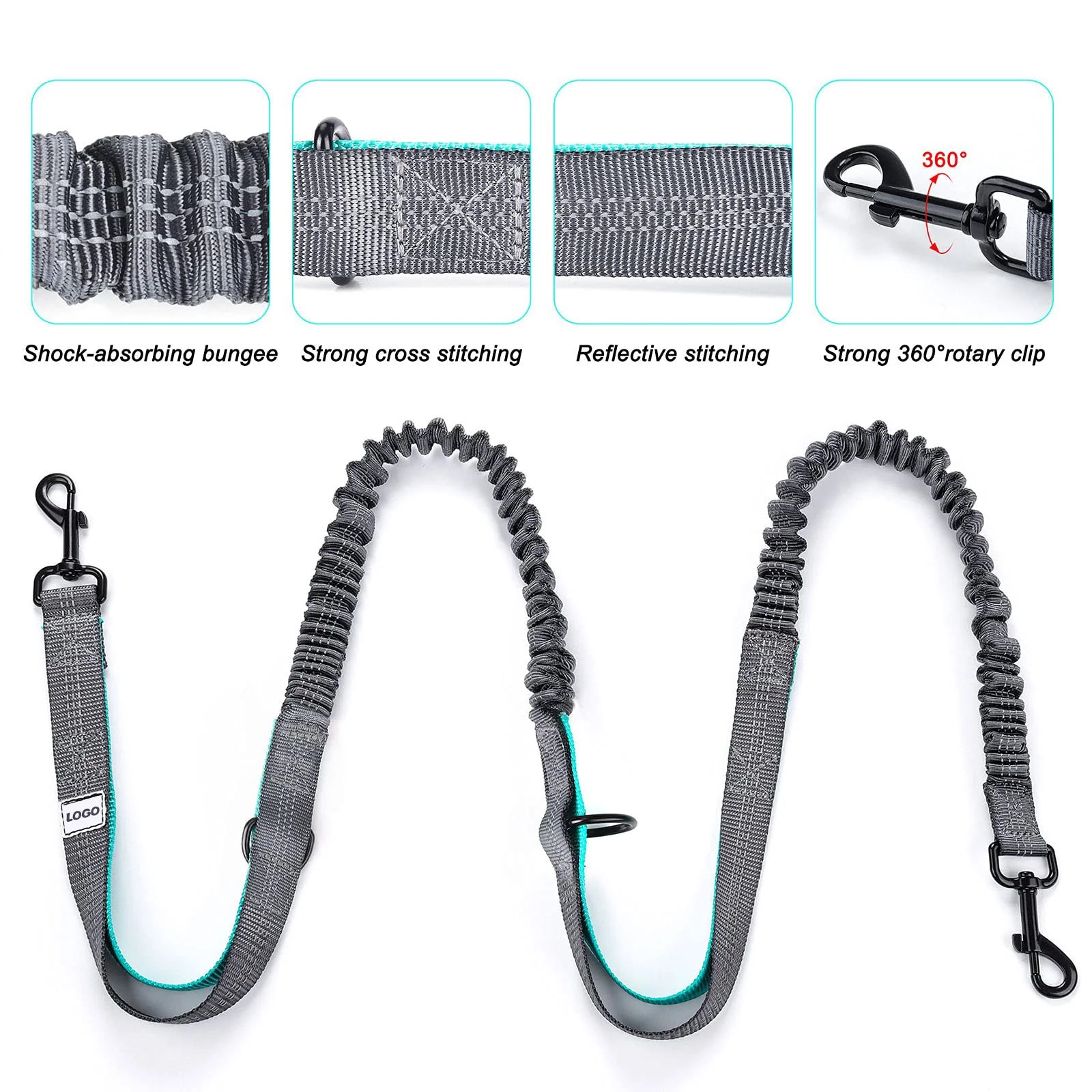 Portable Animal Leash for Outdoor Exercise and Walking