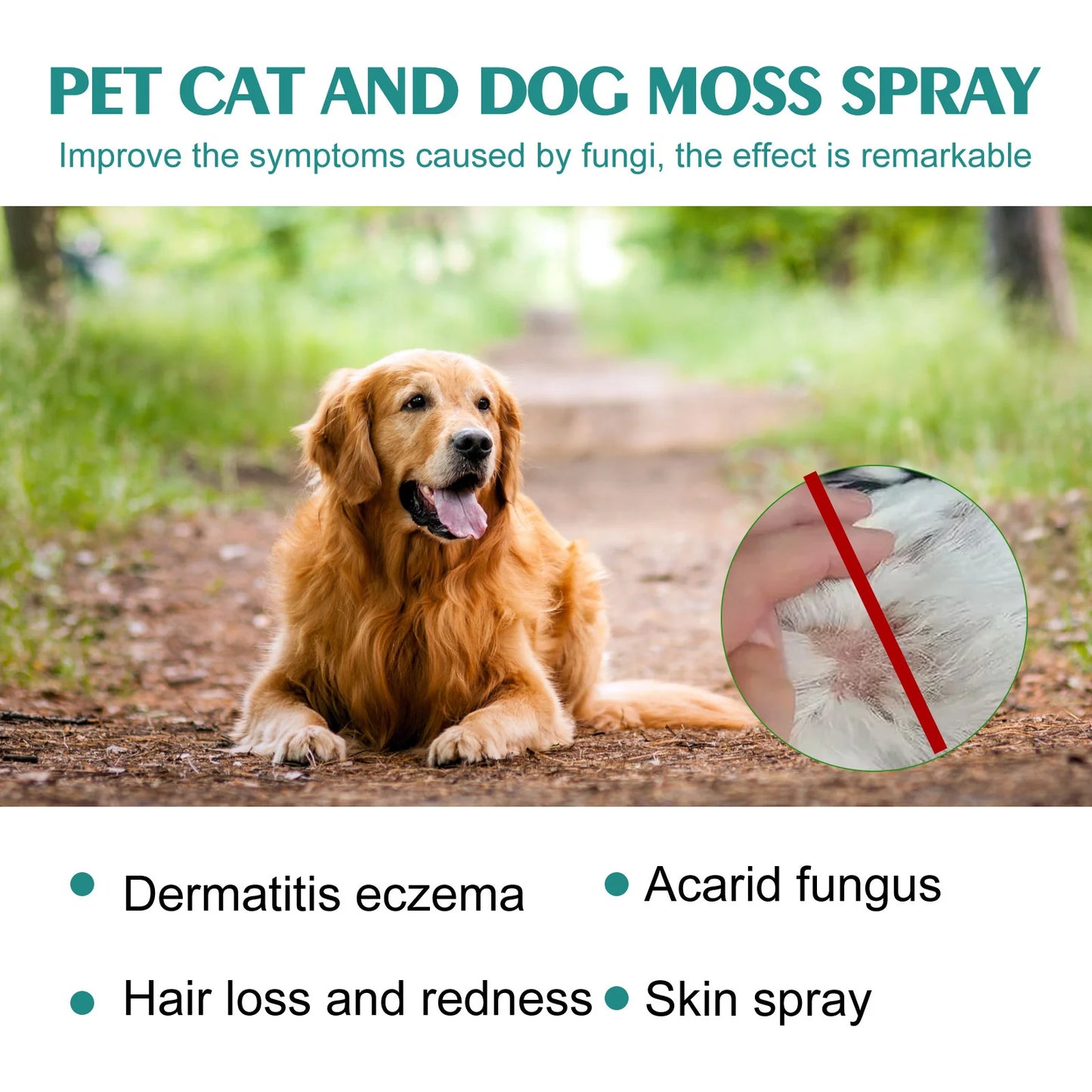 Furry Friend Flea Repellent Spray Skin Soothing Itch Relief Pet Coat Care Anti-Parasite Solution
