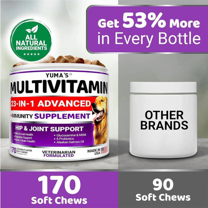 (2 Pack) Multivitamin Treats for Dogs Made in USA