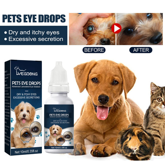 Pet Vision Drops Soothe Irritation Clean Tears