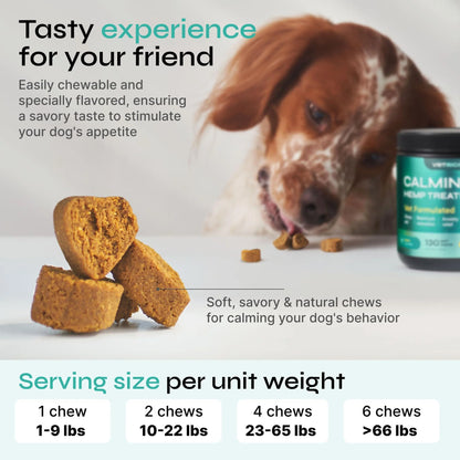 Calming Chews for Dog Anxiety Relief Calming Treats for Dogs Stress Separation